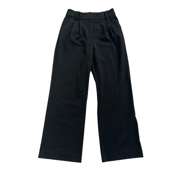 Favorite Daughter The Favorite Pant Pleated Black Trousers Wide Leg - Picture 4 of 10
